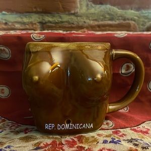 Ceramic Dominican Republic Boob Mug